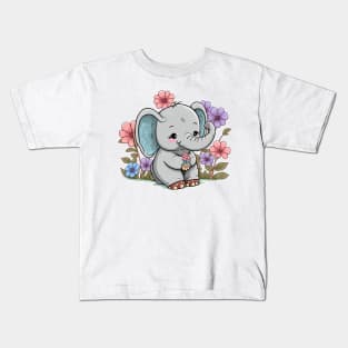 Cute elephant Kids T-Shirt